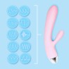 Velvet Touch wibrator silikonowy typ króliczek ładowany usb różowy