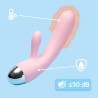 Velvet Touch wibrator silikonowy typ króliczek ładowany usb różowy