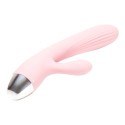 Velvet Touch wibrator silikonowy typ króliczek ładowany usb różowy