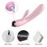 Velvet Touch wibrator silikonowy typ króliczek ładowany usb różowy