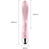 Velvet Touch wibrator silikonowy typ króliczek ładowany usb różowy