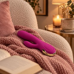 Velvet Touch wibrator silikonowy typ króliczek ładowany usb różowy
