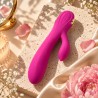 Velvet Touch wibrator silikonowy typ króliczek ładowany usb różowy