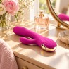 Velvet Touch wibrator silikonowy typ króliczek ładowany usb różowy