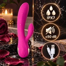 Velvet Touch wibrator silikonowy typ króliczek ładowany usb różowy