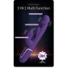 Party Up wibrator silikonowy typ króliczek ładowany usb kolor fioletowy David