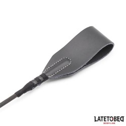 White Lining Riding Crop