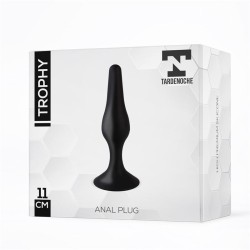Trophy Anal Plug 11 cm. Silicone Black