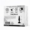 Trophy Anal Plug 11 cm. Silicone Black