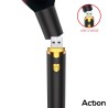 Secret Noir Vibrating Make-Up Brush