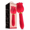 Rose with Suction and Vibe 2 in 1