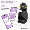 Zonte Rotating Cap Vibrating Masturbator with App