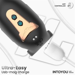Zonte Rotating Cap Vibrating Masturbator with App