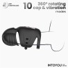Zonte Rotating Cap Vibrating Masturbator with App