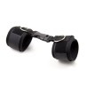 LATETOBED BDSM LINE Neoprene Handcuffs with Veldro Black