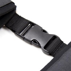 LATETOBED BDSM LINE Neoprene Handcuffs with Veldro Black