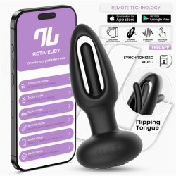 Zack Flipping Tongue Anal Plug w/App Clave 38