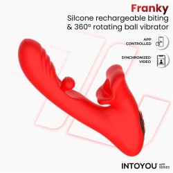 Franky Biting & Rotating Ball Vibrator App Cl, 26