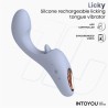 Licky Licking Tongue Vibrator with App Clave 36