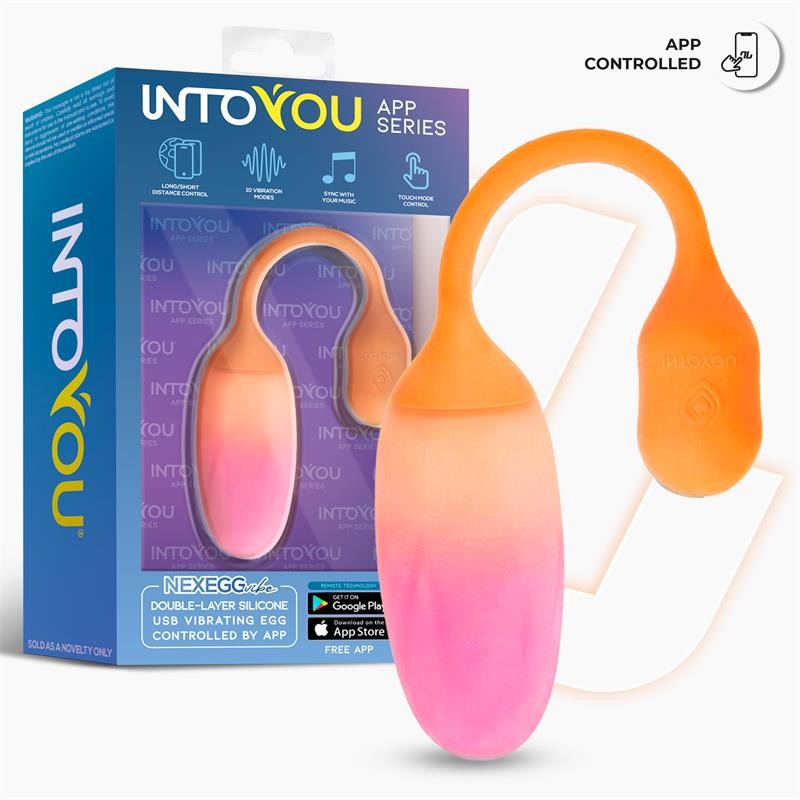 NexEgg Vibe Silicone App Orange & Pink Cl52