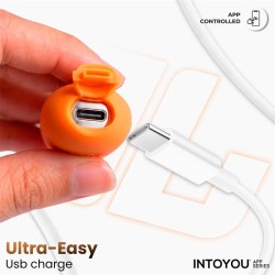 NexEgg Vibe Silicone App Orange & Pink Cl52
