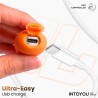 NexEgg Vibe Silicone App Orange & Pink Cl52