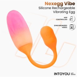 NexEgg Vibe Silicone App Orange & Pink Cl52