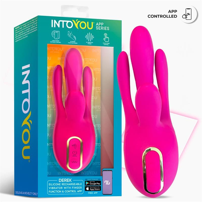 Derek Vibrator with Finger Function App USB Cl, 15
