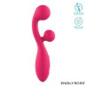Rollie Double Ball Vibrator USB Silicone Pink Cl50
