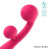 Rollie Double Ball Vibrator USB Silicone Pink Cl50