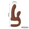 Mocca Thrusting Vibrator w/Rabbit & Grip Cl,27