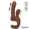 Mocca Thrusting Vibrator w/Rabbit & Grip Cl,27