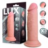 Wolf Triple Texture Dildo 7" Skin Colour TPE Cl,24