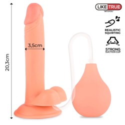 Squirtz Squirting Realistic Cock 8" Cl, 22