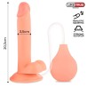 Squirtz Squirting Realistic Cock 8" Cl, 22