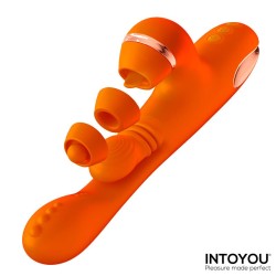 Ethan Rubbing Vibrator with Multifunction Caps