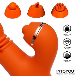 Ethan Rubbing Vibrator with Multifunction Caps