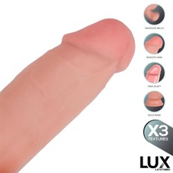 Paul Triple Texture Dildo w/Swing Balls 8,2" Cl,12