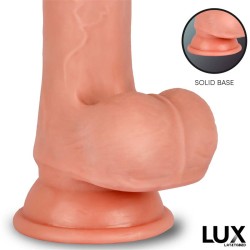 Brant Triple Texture Dildo w/Balls 7,6" Skin Cl,12