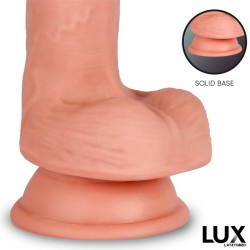 Hans Triple Texture Dildo w/Balls 7,2" Skin Cl,12