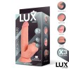 Bernd Triple Texture Dildo w/Swing Balls 9,2"Cl,10