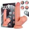 Bernd Triple Texture Dildo w/Swing Balls 9,2"Cl,10