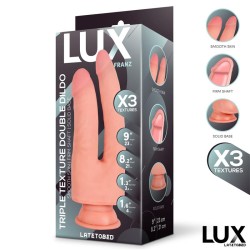 Franz Triple Texture Double Dildo 8,2" - 9" Cl,16