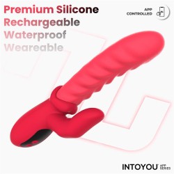 Tingly Waving Vibrator & Finger w/App Clave 30