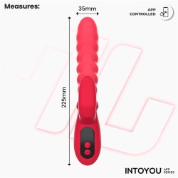 Tingly Waving Vibrator & Finger w/App Clave 30