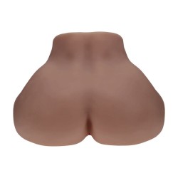 Bodyforms - Clara Vossin - Dual Entry Vibrating Masturbator - 6,3 kg / 14.1 lbs - Brown