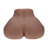 Bodyforms - Clara Vossin - Dual Entry Vibrating Masturbator - 6,3 kg / 14.1 lbs - Brown