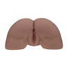 Bodyforms - Clara Vossin - Dual Entry Vibrating Masturbator - 6,3 kg / 14.1 lbs - Brown