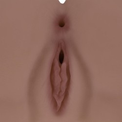 Bodyforms - Kaya Bloom - Dual Entry Vibrating Masturbator - 2,4 kg / 5.4 lbs - Brown