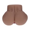 Bodyforms - Kaya Bloom - Dual Entry Vibrating Masturbator - 2,4 kg / 5.4 lbs - Brown